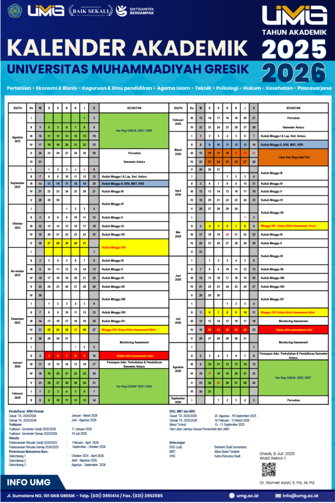 Kalender Akademik 2025/2026